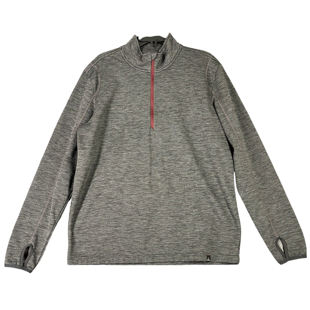 Prana Zip Fleece Pullover Mens XL Outdoor Hiking‎ Trail Casual Layer Performance